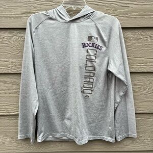Colorado‎ Rockies Majestic Authentic Collection Women Hoodie Medium Lightweight